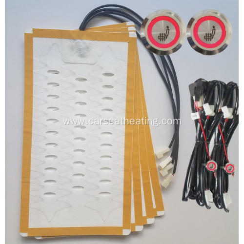 Car seat heating cover metal